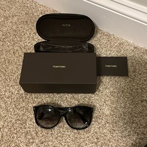 Tom Ford Alicia Black Butterfly Sunglasses